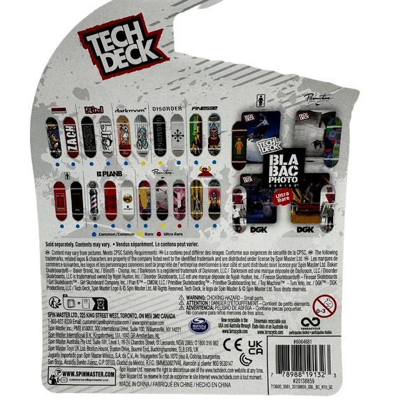 Tech Deck Bakersboys Distribution Jamie Foy Common Skateboard Fingerboard New - Picture 2 of 10